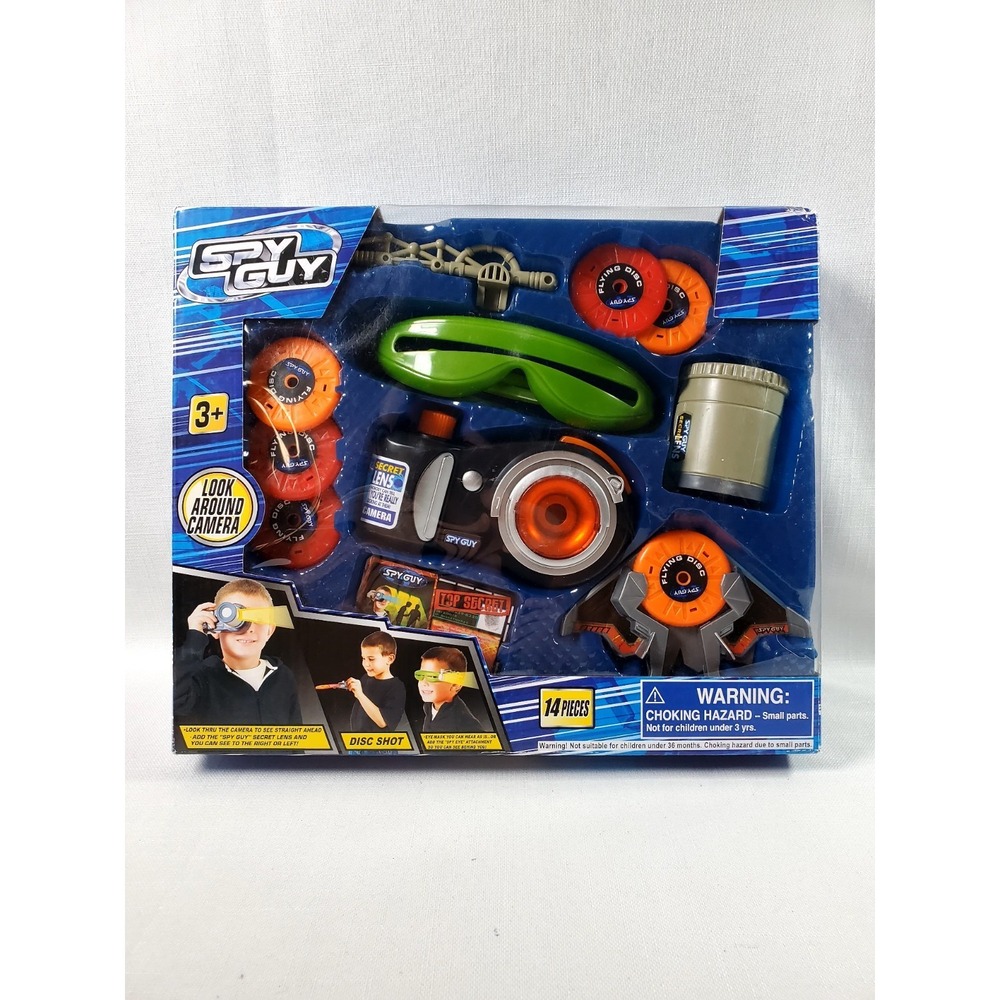 Spy‎ Guy Secret Mission Set – Spy Eye, Disc Shot Ect.  (14 Pcs) NEW